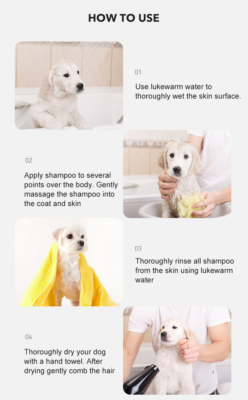 Natural Coconut Pet Shampoo 7